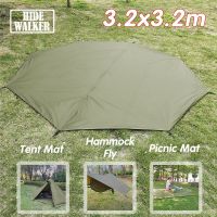 Octagonal Mat 3.2x3.2m for Pyramid Hot Tent Ground Sheet for Tipi Tent Waterproof Picnic Mats Outdoor Multipurpose Tactical Tarp Sleeping Pads