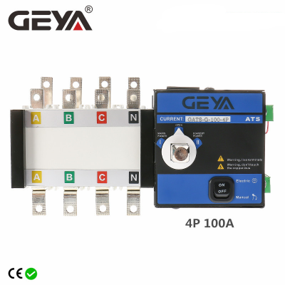 GEYA G ประเภท ATS PC Class สวิตช์โอนอัตโนมัติสวิตช์เลือกไฟฟ้า4P AC400V อัตโนมัติหรือคู่มือ ATS