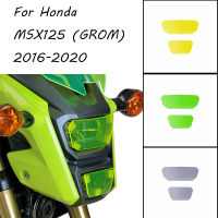 MTKRACING สำหรับ Honda MSX125 (GROM) 2016-2020ไฟหน้ารถจักรยานยนต์ฝาครอบป้องกันหน้าจอแผ่นแสงอะคริลิ