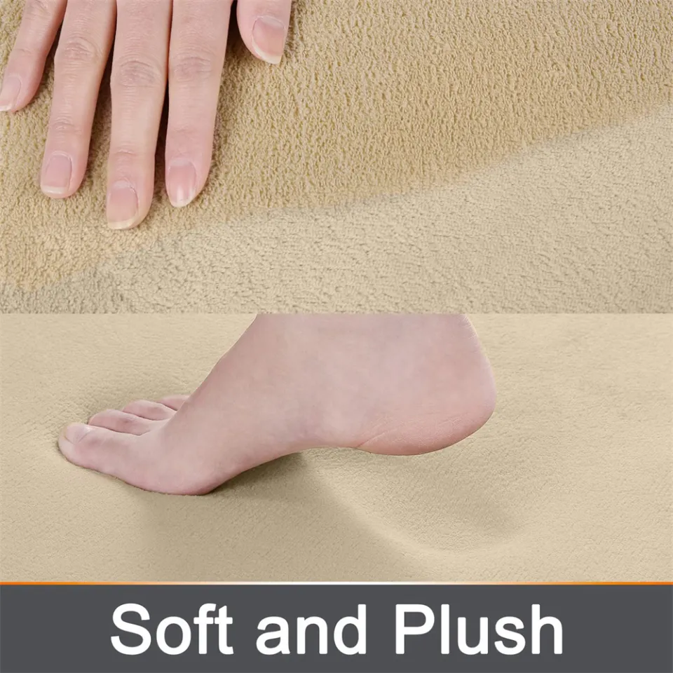 Olanly Silicone Bath Mat Non-Slip Shower Bathroom Rug Memory Foam