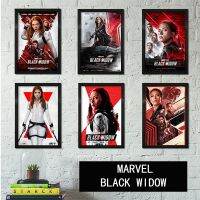 Superhero Black Widow โปสเตอร์ภาพยนตร์ใหม่-Scarlett Johson Wall Art Decoration - Wall Canvas Material Print Painting