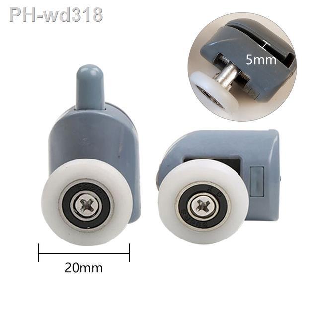 2pcs-set-shower-rooms-cabins-pulley-shower-room-roller-runners-wheels-pulleys-diameter-20mm-22mm-23mm-25mm-27mm