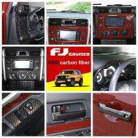 【hot】 FJ Cruiser 2007-22 carbon fiber steering wheel Air conditioning Interior trim Stickers Car Accessories