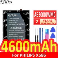 Ab3000jwmc พลังสูง Kikiss 4600มิลลิแอมป์ต่อชั่วโมงสำหรับโทรศัพท์มือถือ X586สำหรับ Ctx586 Xenium