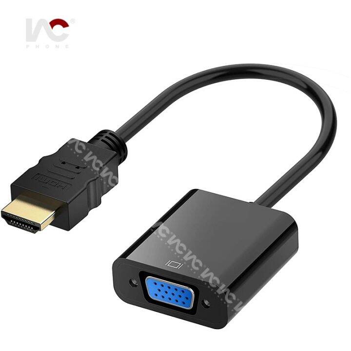 Moxurnf Hdmi To Vga Gold Plated Hdmi To Vga Adapter Male To Female For