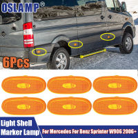 Q 6Pcs รถด้านข้าง Marker Light Shells ด้านข้าง Repeater Reflector ไฟสัญญาณ Fit สำหรับ สำหรับ Benz Sprinter W906 2006 # A0038202956