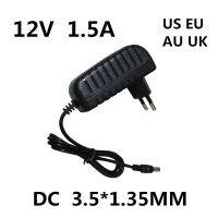 hot【DT】 adapter 12V 1.5A 1500MA 100-240V converter charger power supply 12 V Projector US plug 3.5 x 1.35MM