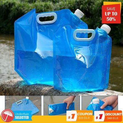 3L/5L/10L Outdoor Water Seal Bags Foldable Portable Drinking Camp Cooking Picnic BBQ Water Container Bag Carrier Car Water