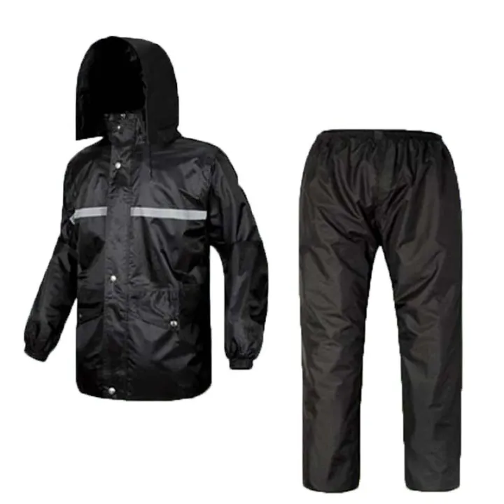 Raincoat Adult Impermeable Rain Coat Pants Outdoor Camping Climbing