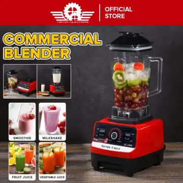 220V 110V Heavy Duty Commercial Blender Mixer Juicer Fruit Food