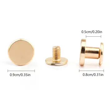 20pcs High quality Copper rivets & burrs 1/2 leather craft belt luggage  rivets studs Permanent