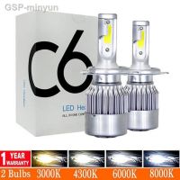 P5 Minyun Lampu Depan Motor H4 H8 Led/H9/HB3 H11/9005 HB4/9006หลอดไฟ72W 8000LM รถยนต์