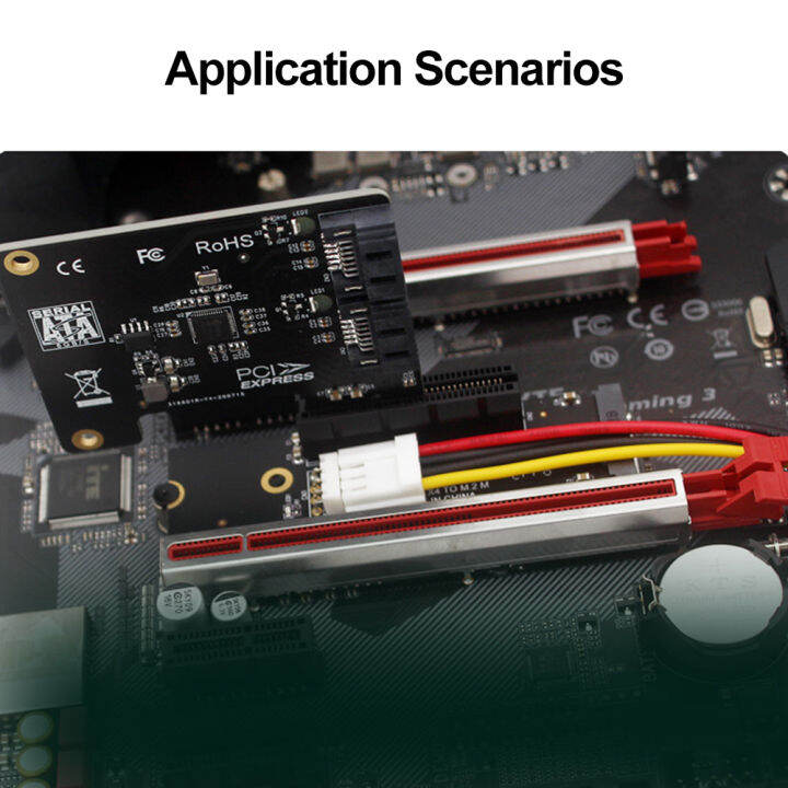 ngff-m-2ไปยัง-pcy-e-4x-ตัวแปลงเข้ากันได้กับ-x4-x1-x8-x16การ์ดสายเชื่อมต่อ-pci-e