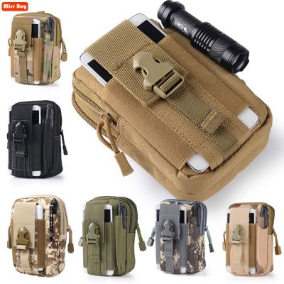 「Enjoy electronic」 Mobile Phone Case Military Molle Pouch Waist Bag Camo Waterproof Nylon Multifunction Casual Men Fanny Waist Pack Male Small Bag