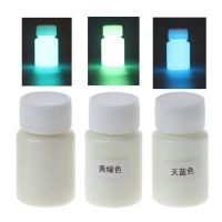 3สี Super Bright Luminous อีพ็อกซี่เรซิ่น Pigment Glow In The Dark Liquid Colorant Body Art UV Body ชุดสีแต่ละ15G