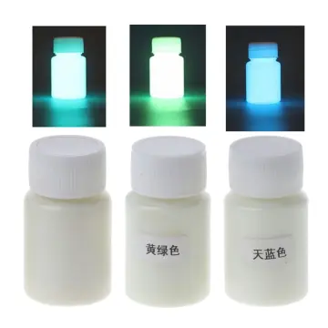 20 Colors 10ml Fluorescent Pigment Luminous Paint Resin Dye UV