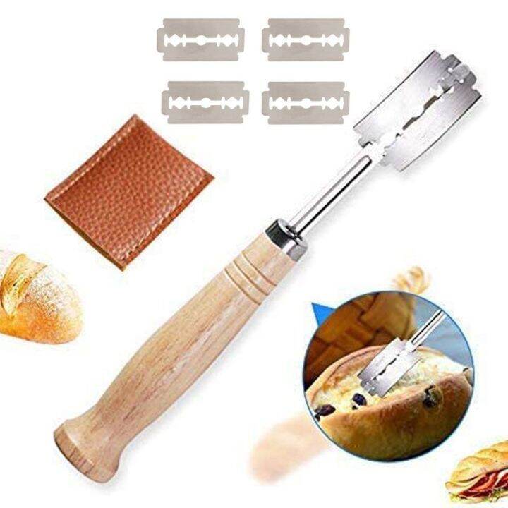 JPO2 Wooden Sourdough Bread Bakers Slashing Tool Dough Scoring Tools ...