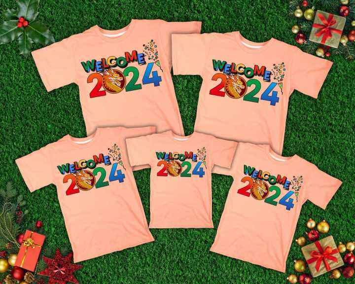 NEW YEAR FAMILY TSHIRT 2024 COLOR OF THE YEAR COSTUMIZED NAME Pakibasa   Bea7b394374557e3044428cd7206f185  720x720q80 