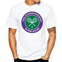 เสื้อยืดพิมพ์ลายแฟชั่น เสื้อยืดคอกลม ผ้าฝ้าย พิมพ์ลาย Wimbledon Championships สําหรับผู้ชาย  XFEZ