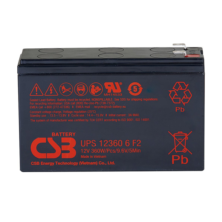 csb-battery-ups123606-12v-60w-แบตเตอรี่-agm-สำหรับ-ups-และใช้งานทั่วไป-ของแท้-รับประกันสินค้า-2-ปี