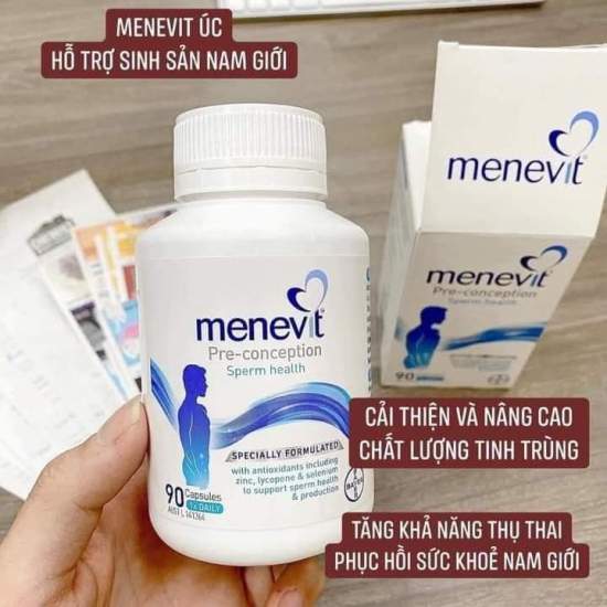Menevit 90 viên giúp cải thiện và nâng cao chất lượng tinh trùng - ảnh sản phẩm 4