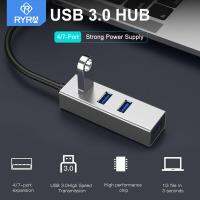 Hyra 4พอร์ต USB C Hub 4 USB 3.0ฮับพร้อมแหล่งจ่ายไฟซูเปอร์ความเร็วสูงการส่งข้อมูล5GBPS เหมาะสำหรับแล็ปท็อป PC