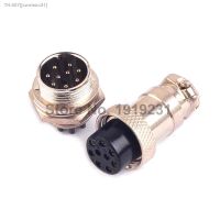 ∋❖ 3PCS Gx16-9P Aviation Plug Core Air Outlet Trepanned 16mm Connector Device Connector Air Plug