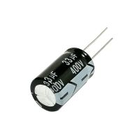 10pcs 400V33uf 13x20mm Aluminum Electrolytic Capacitor 400v 33uf 33uf400v 400v33mf 33mf400v 400v33MFD 400wv 400vdc 33mf 33MFD Electrical Circuitry Par