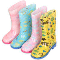 JY PVC Animal Children รองเท้ากันฝนความยาวสูงน่ารักกันน้ำและกันลื่น RainShoes 6ขนาด5-12Years ALyz ~