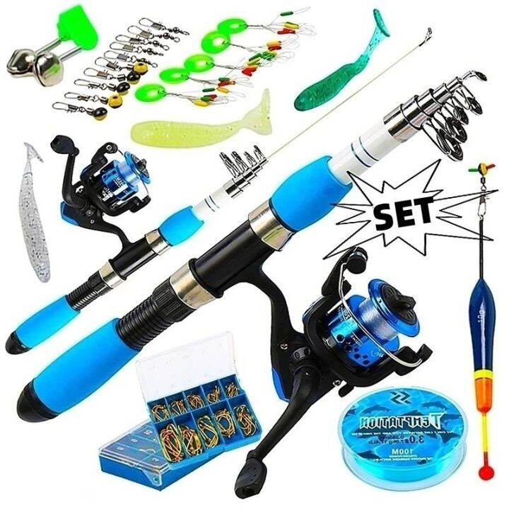 Fishing rod set original fishing rod and reel set fishing rods full set ...