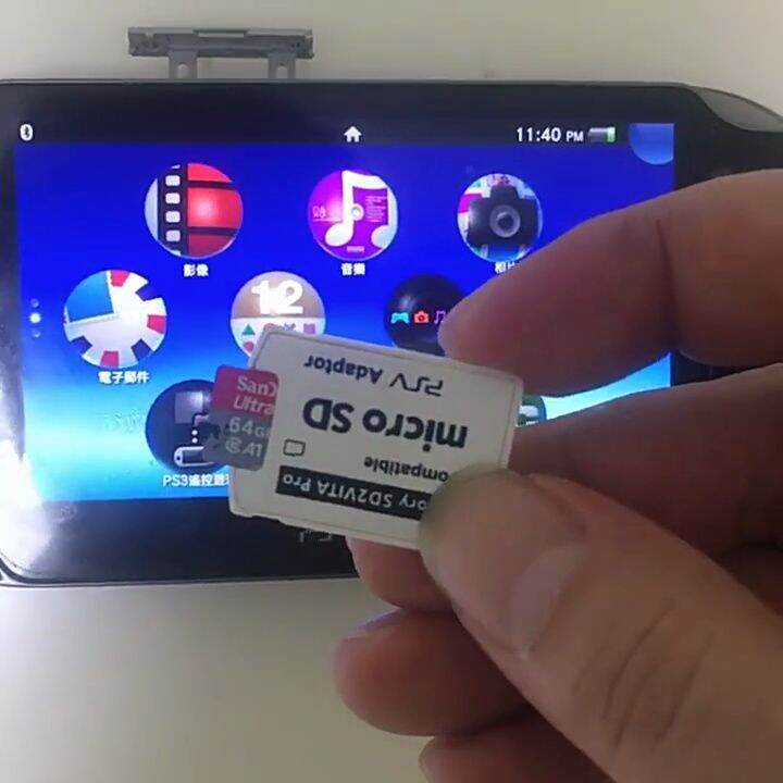 elegantstunning V5.0 SD2VITA PSVSD Pro Adapter for PS Vita Henkaku 3.60