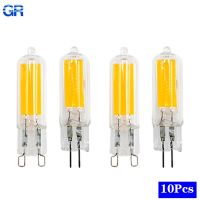 【YF】☜  10Pcs/lot Brightest Lamp G4 220V 230V 240V 6W 9W Glass COB Bulb Warm/Cold Replace Halogen