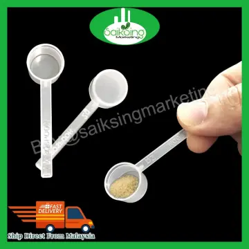 1 Gram, 1g Or 1ml Plastic Measuring Spoon Scoop Food Baking Medicine Powder  50X