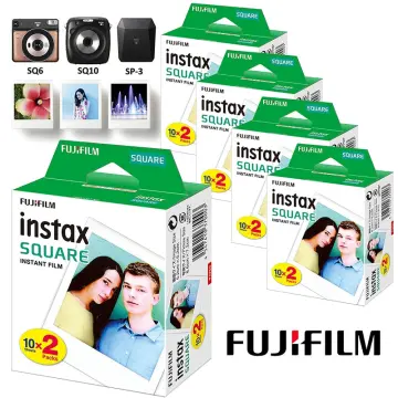 Fujifilm Instax Square Film. Instant Film. for Instax SQ1, SQ20, SQ10, SQ6,  Share SP-3 Printer and Lomoinstant Square. 