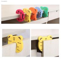 ▼ 5pcs/Batch Baby Protection Cute Animals Safety Door Suction Furniture Card Lock Child Finger Protector Prevent Injury