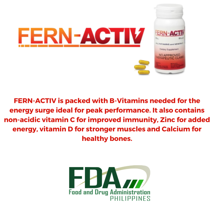 Original IFERN Fern Activ 60 Capsules 1 Bottle KalidadOShop | Lazada PH