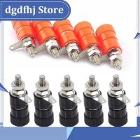 Dgdfhj Shop 4mm Red&amp;Black Banana Socket Professional Binding Post Mount Plug Jack Amplifier Terminal Connector Nickel Plated