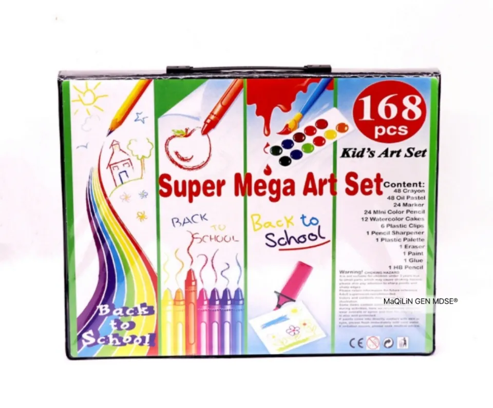Shop GENERIC Tinweety Super Mega Art Set for Kids - 168 Pcs