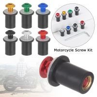 10Pcs Accessories Parts CNC Moto Decor Aluminum Motorcycle Windscreen Windshield Bolt Screw Kit Nuts Fastener