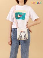 I huang wan sleep inclined joint the original single shoulder bag canvas bag female cat student workers AP460 mobile phone bag 【BYUE】