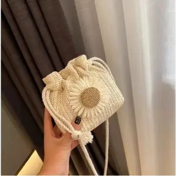 crochet powerpuff heart bag