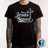 Jesus Saves T-Shirt Christian Shirt Religious Faith Christ Bible Pray B7 2019 Fashion Unisex Tee S-4XL-5XL-6XL