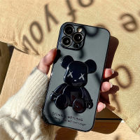 Trendy brand “Violent bear” phone case for iphone 14 14plus 14pro 14promax 13 13pro 13promax 12 12pro 12promax Cute cool 3D bear pattern case iphone 11 11pro 11promax x xr xsmax Cartoon bear model phone case iphone 7+ 8+