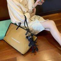 AQUA Big Mickey simple canvas tote bag womens travel Oxford portable shoulder 2020 new trend