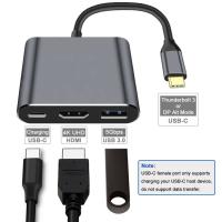 Type C USB 3.1 to USB-C 4K HDMI HDTV USB-C Adapter Converter For Macbook Android Adapters