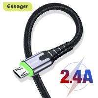 （SPOT EXPRESS） EssagerMicro USB2.4ACharging ร้อยสายเคเบิลข้อมูลสายชาร์จ USB