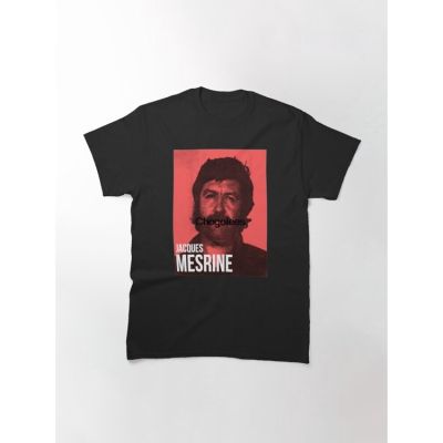 เสื้อยืด พิมพ์ลาย Jacques Mesrine France S Number One แฟชั่นฤดูร้อน สําหรับผู้ชายS-5XL