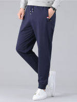 2022 New Spring Summer Men Sweatpants Cotton Joggers Plus Size 6XL 7XL 8XL Sportswear Loose Casual Track Pants With Zip Pockets