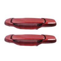 Rear Outside Exterior Sliding Door Handle Pair Set for 1998-2003 Toyota Sienna Rear Driver and Passenger Side Red