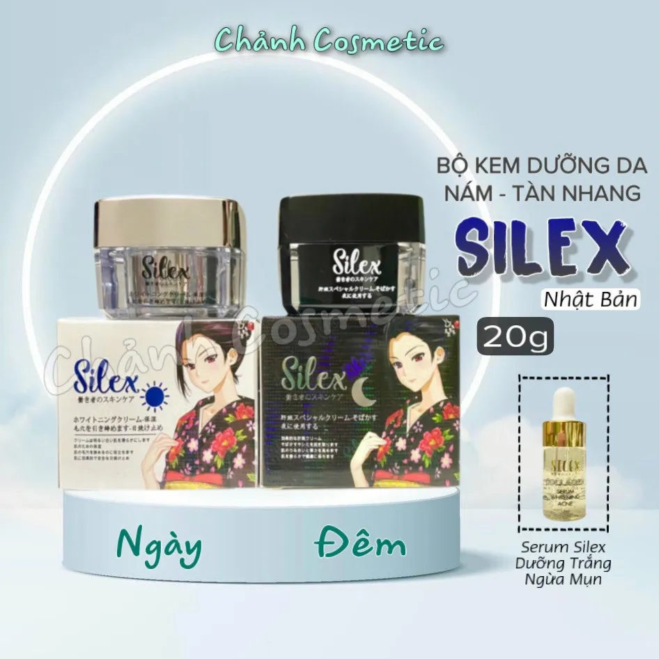 Kem Silex Nhật Bản: Hãy cùng tận hưởng cảm giác thư giãn và phục hồi với sản phẩm kem chăm sóc da Silex Nhật Bản. Với công thức độc đáo và chất liệu đến từ các dược thảo thiên nhiên, sản phẩm này sẽ giúp bạn có làn da mịn màng và tươi trẻ hơn.